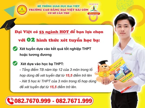 Xét Học Bạ – Lựa Chọn Hàng Đầu Của Gen Z | Tuyển Sinh Đại Việt Cần Thơ