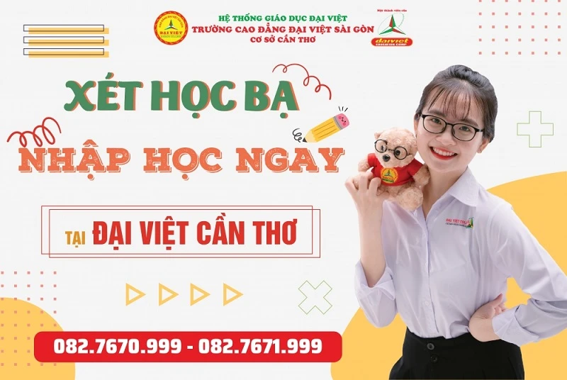 Xét Học Bạ – Tuyển Sinh và Nhập Học Đại Việt Cần Thơ