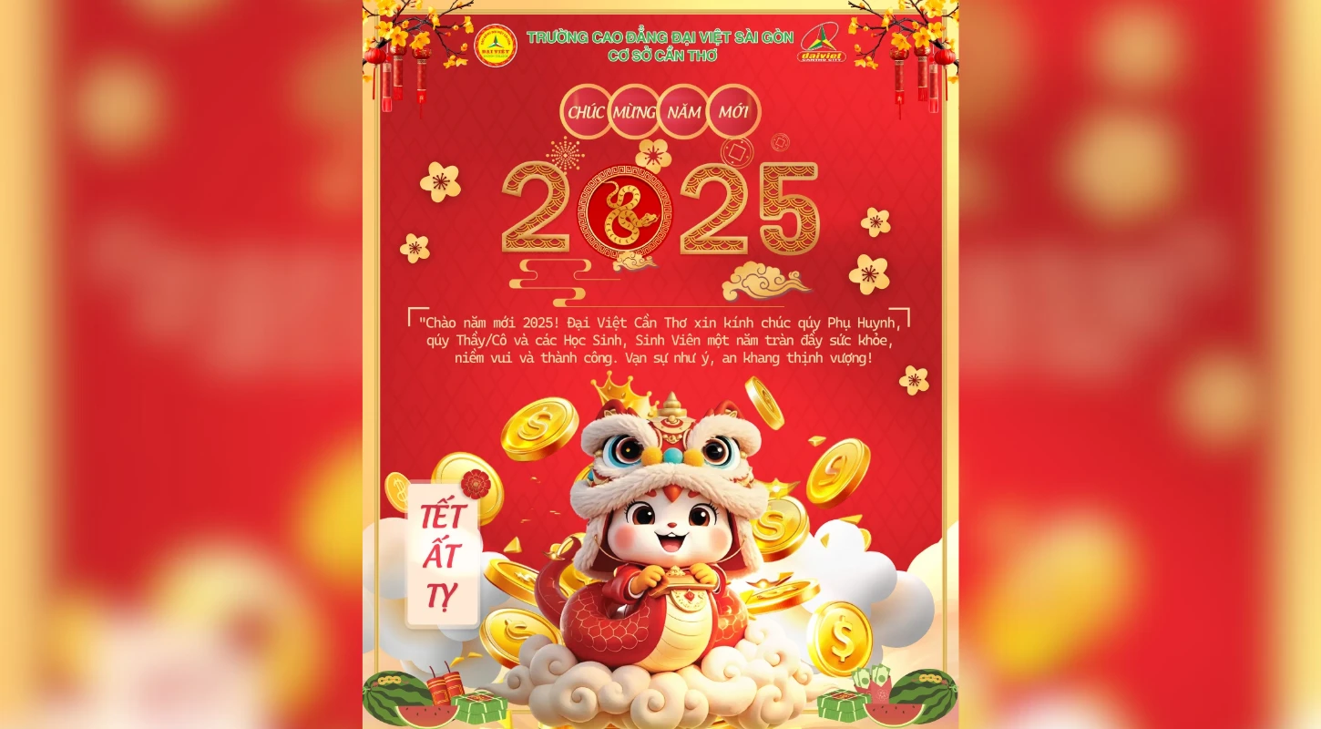 Đại Việt Cần Thơ Chúc Mừng Năm Mới 2025 – Xuân Ất Tỵ