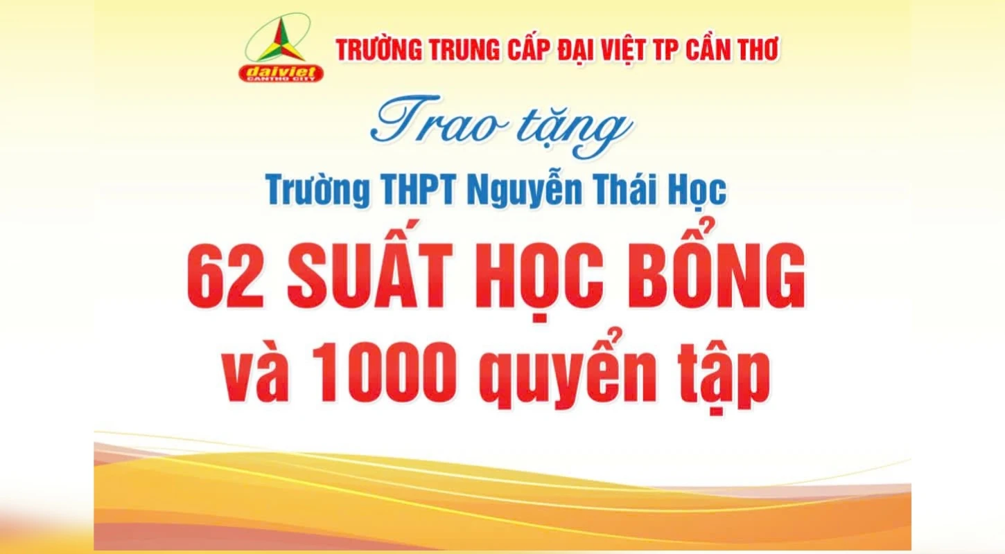ĐẠI VIỆT CẦN THƠ TIẾP TỤC HÀNH TRÌNH SAN SẺ – HỖ TRỢ THẦY CÔ & HỌC SINH TRƯỜNG THPT NGUYỄN THÁI HỌC SAU LŨ