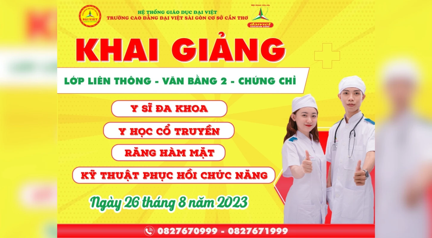 Khai Giảng Online Lớp Liên Thông – Văn Bằng 2 Y Sĩ, Y Học Cổ Truyền, Phcn