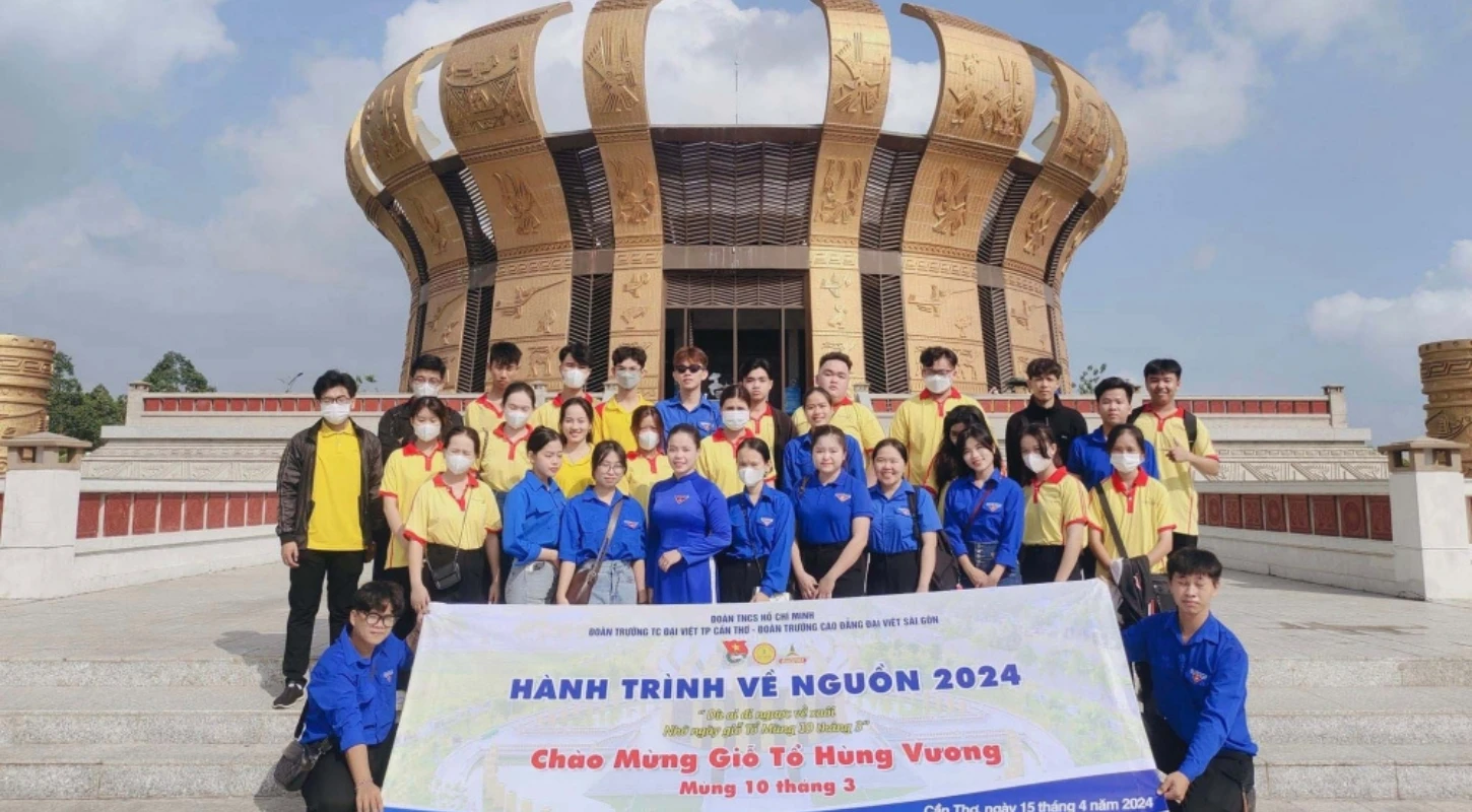Thanh Niên Đại Việt Cần Thơ Về Nguồn Dâng Hương Quốc Tổ Hùng Vương – Hành Trình Tri Ân Và Tự Hào Dân Tộc