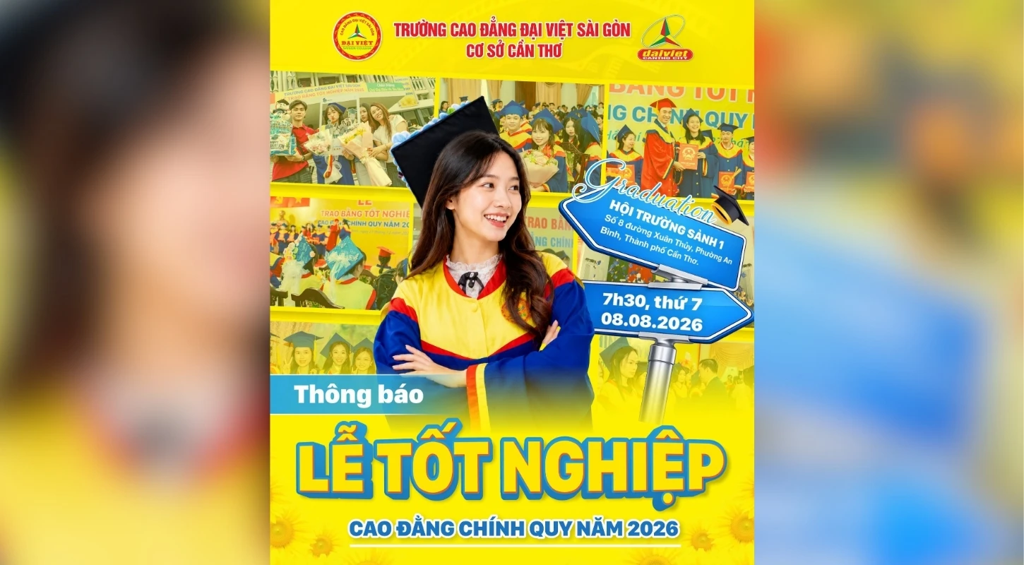 THÔNG BÁO LỄ TRAO BẰNG TỐT NGHIỆP NĂM 2026 (Đợt 2)