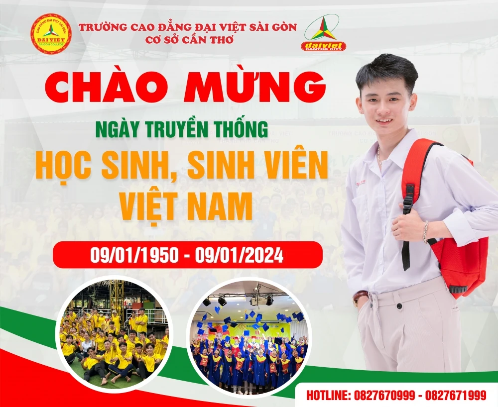 Chúc Mừng Kỷ Niệm 74 Năm Ngày Truyền Thống Học Sinh, Sinh Viên Và Hội Sinh Viên Việt Nam (09/01/1950 – 09/01/2024)