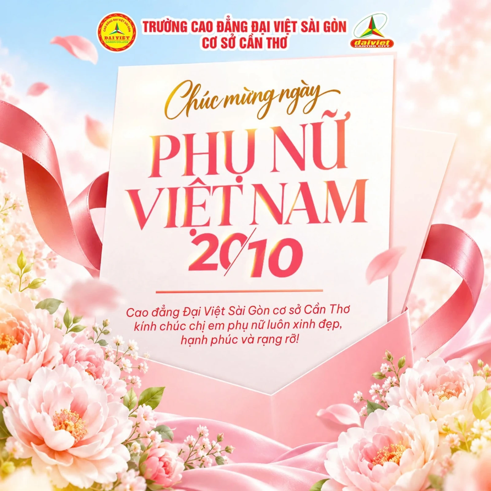 CHÚC MỪNG NGÀY PHỤ NỮ VIỆT NAM 20/10