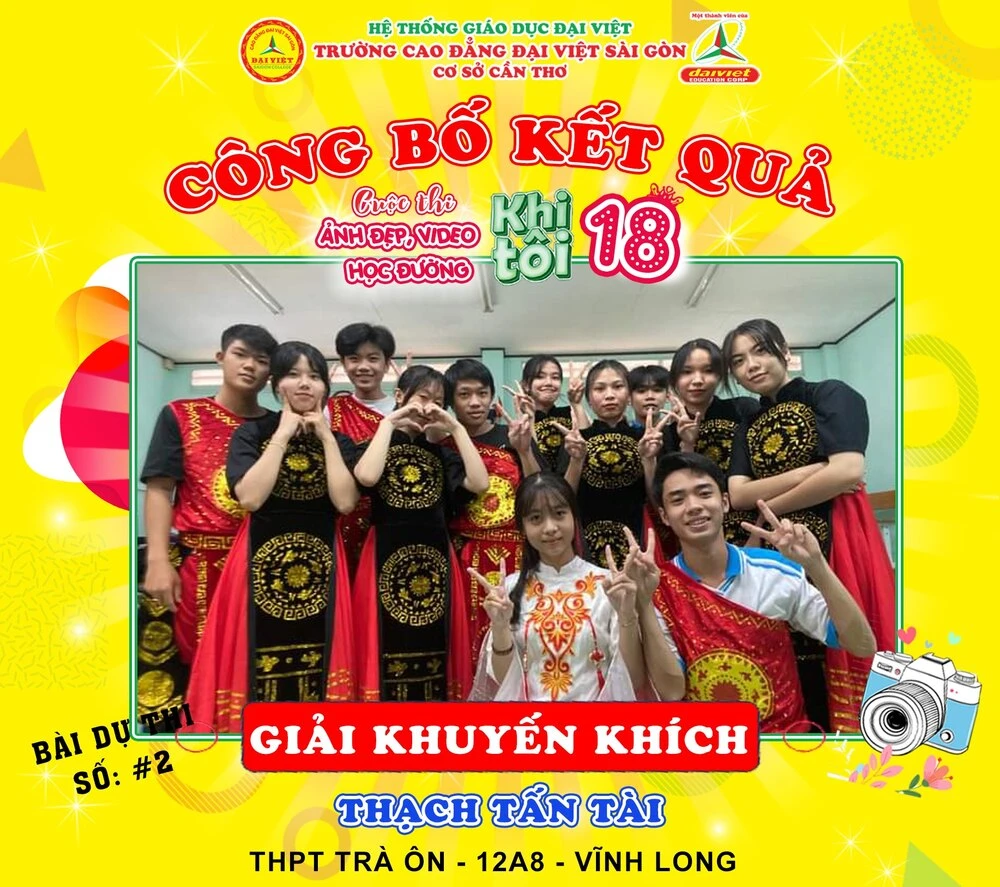 Công Bố Giải Thưởng Cuộc Thi Ảnh Đẹp, Video Học Đường khi tôi 18