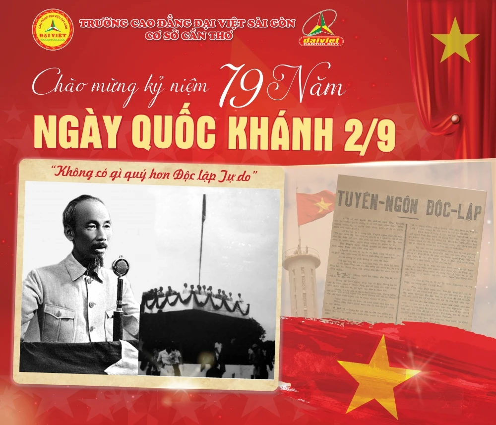 Đại Việt Cần Thơ chào mừng 79 năm Quốc khánh 2/9