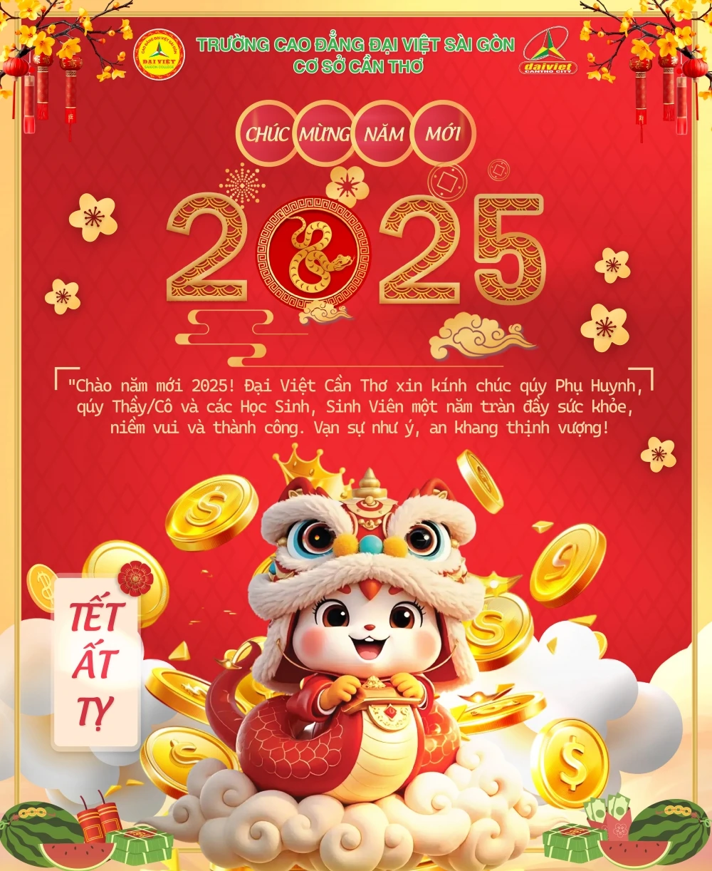 Đại Việt Cần Thơ Chúc Mừng Năm Mới 2025 – Xuân Ất Tỵ