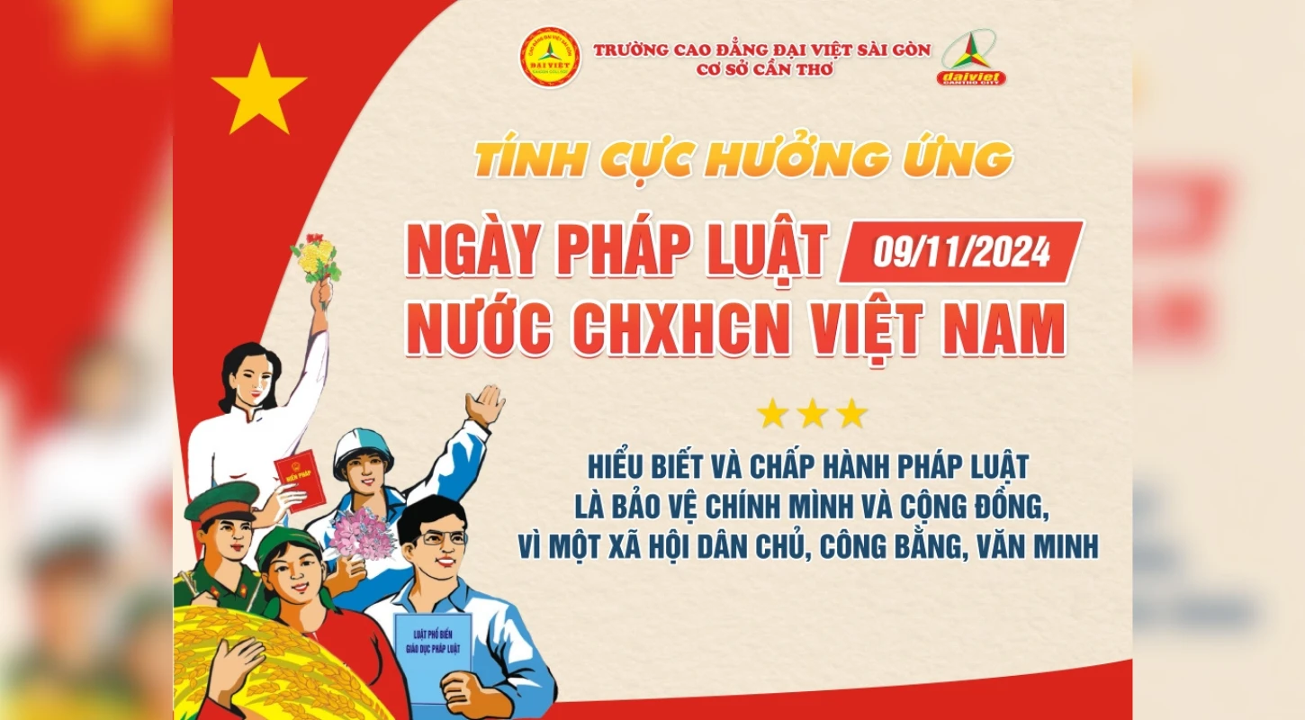 Đại Việt Cần Thơ hưởng ứng Ngày Pháp luật Việt Nam 09/11/2024