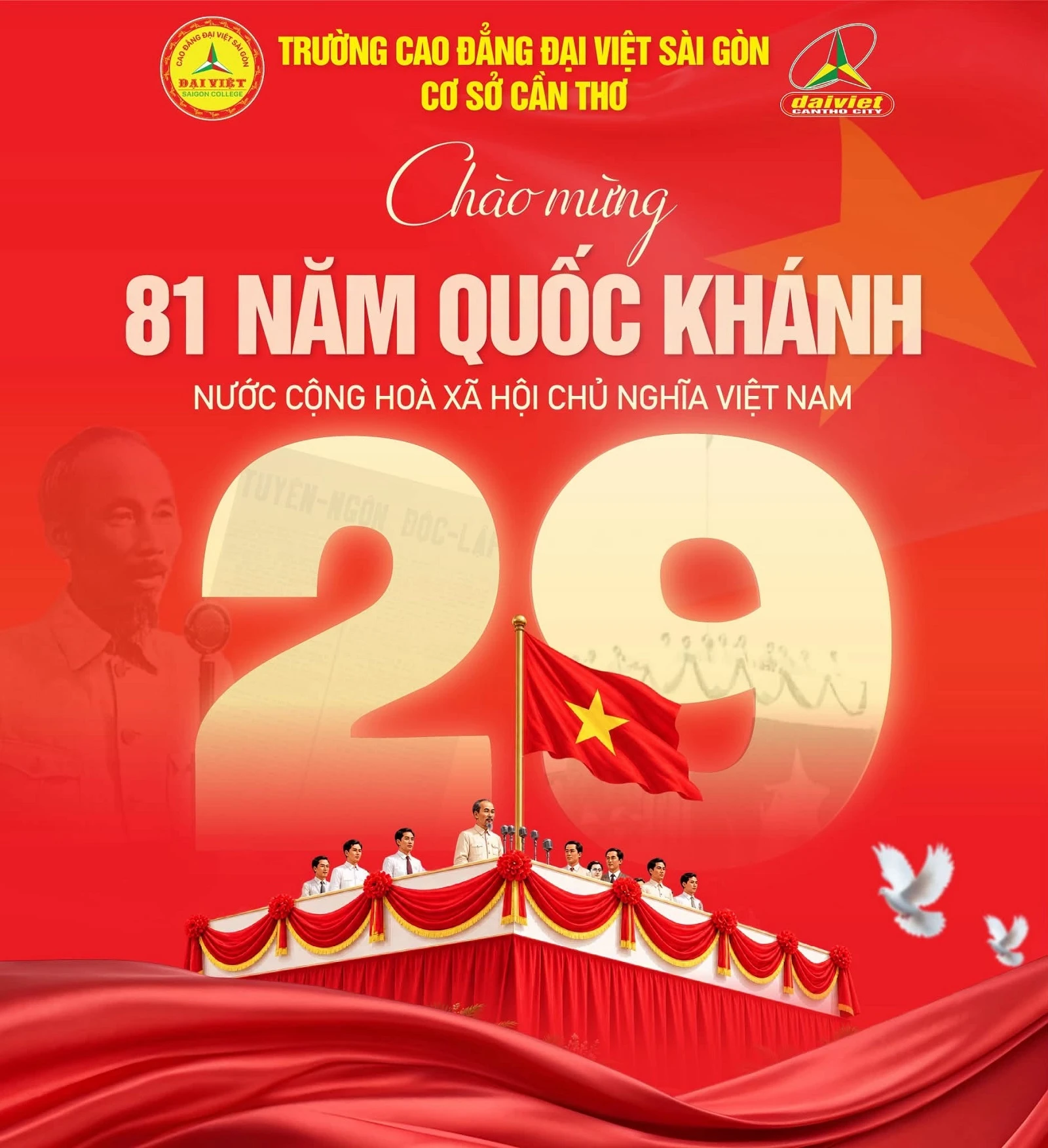 ĐẠI VIỆT CẦN THƠ NHIỆT LIỆT CHÀO MỪNG 81 NĂM QUỐC KHÁNH NƯỚC CỘNG HÒA XÃ HỘI CHỦ NGHĨA VIỆT NAM (02/09/1945 – 02/09/2026)