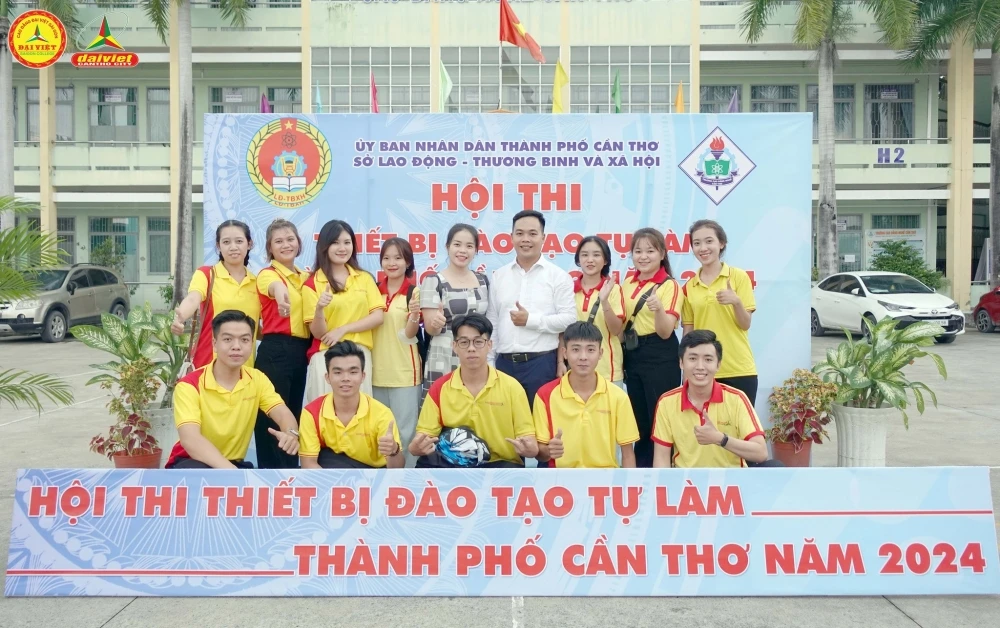 Đại Việt Cần Thơ Tham Gia Hội Thi Thiết Bị Đào Tạo Tự Làm 2024