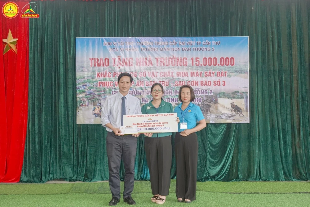 Đại Việt Cần Thơ Trao Yêu Thương Đến Trường Mầm Non Đan Thượng 2 – Phú Thọ