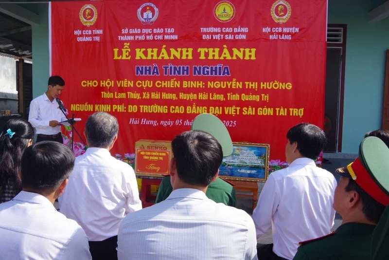 Khánh Thành Nhà Tình Nghĩa Cho Cựu Chiến Binh Nguyễn Thị Hường