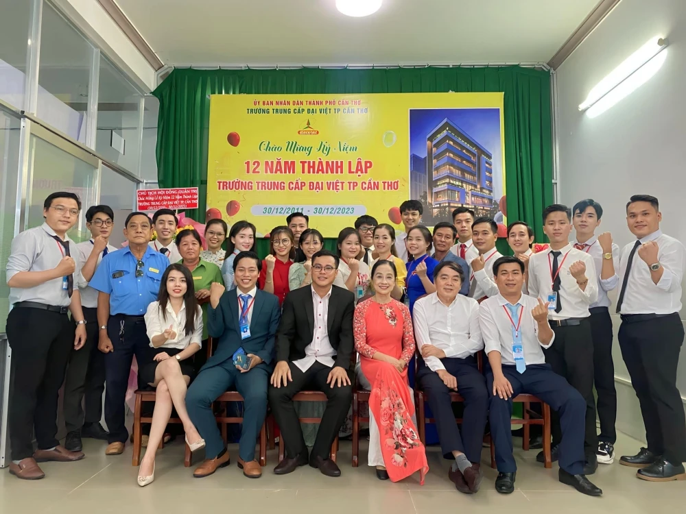 Kỷ Niệm 12 Năm Ngày Thành Lập Trường Cao Đẳng Đại Việt Sài Gòn Cơ Sở Cần Thơ (30/12/2011 – 30/12/2023)