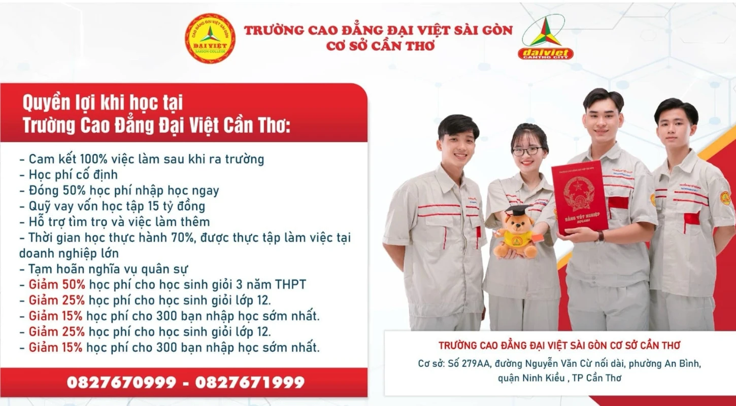 Có Những Đặc Quyền Lớn Nào Khi Là Sinh Viên Đại Việt Cần Thơ