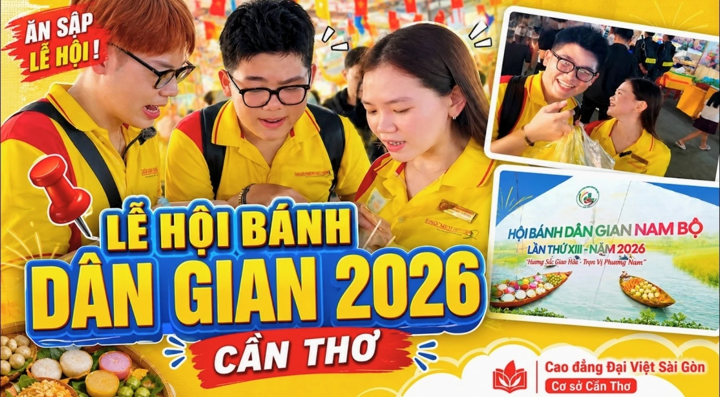 ĐẠI VIỆT CẦN THƠ CHECK-IN LỄ HỘI BÁNH DÂN GIAN NAM BỘ LẦN THỨ XIII – NĂM 2026