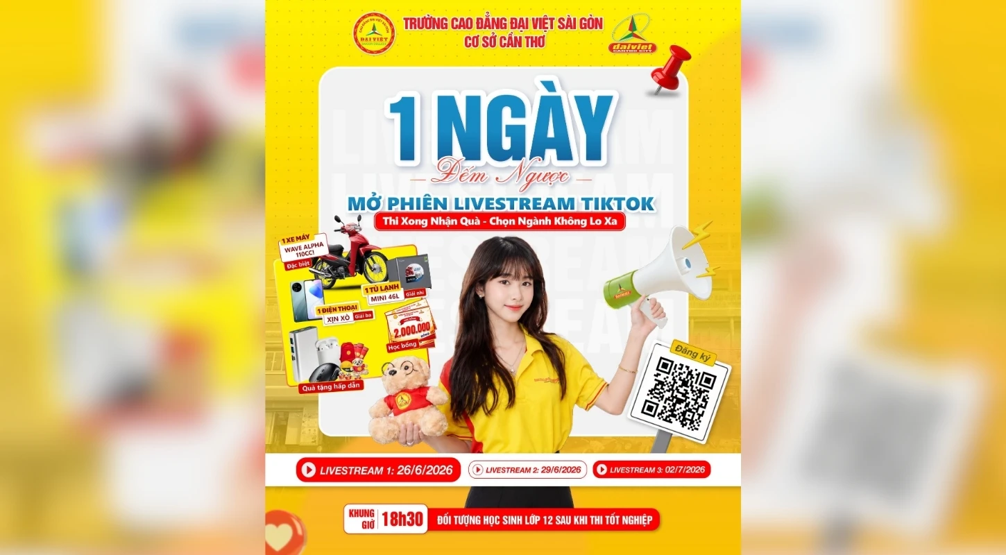 ĐẾM NGƯỢC 1 NGÀY - BÙNG NỔ SIÊU LIVESTREAM DÀNH CHO 2K8!