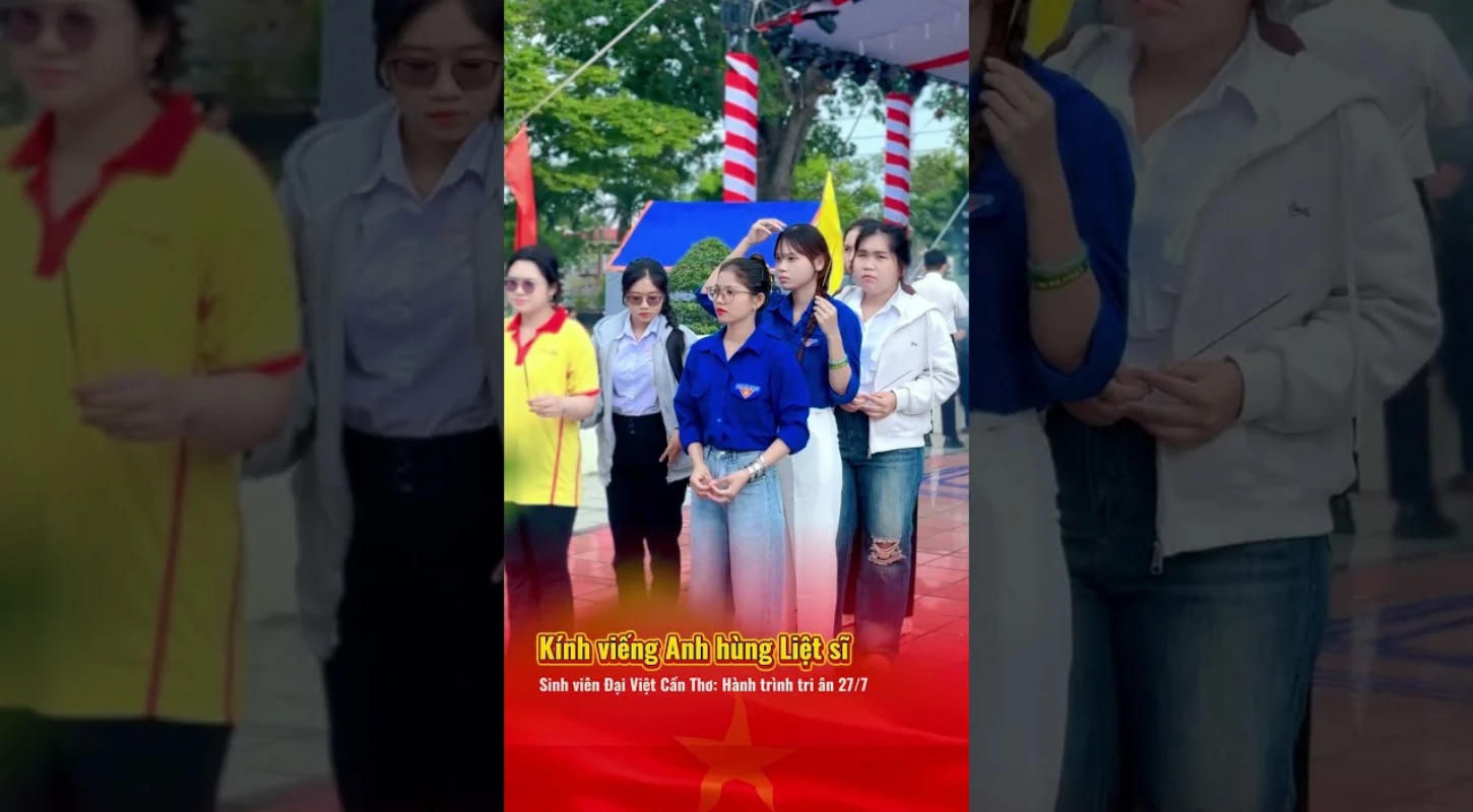 Thắp Nén Hương Tri Ân – Cao đẳng Đại Việt Cần Thơ tưởng nhớ các Anh hùng Liệt sĩ nhân Ngày 27/7