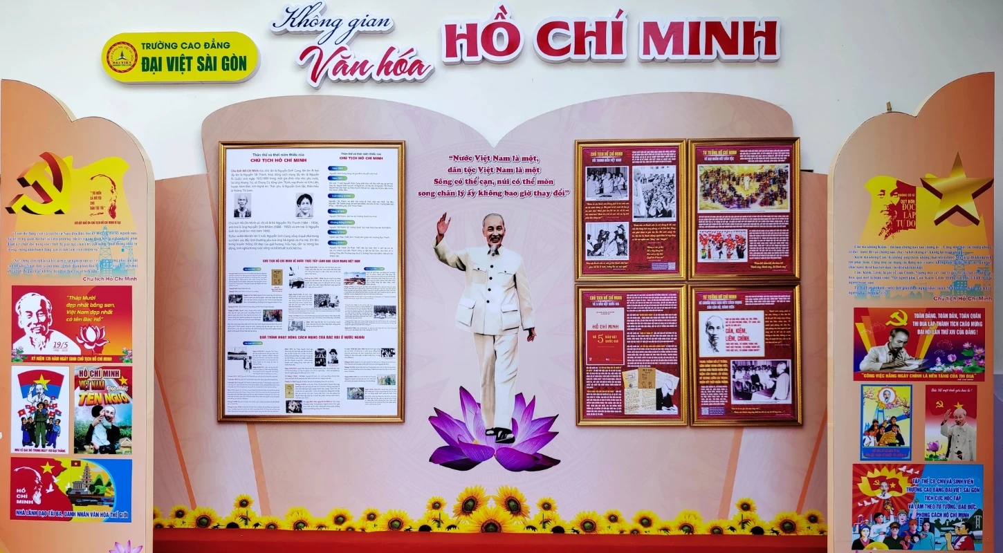 Trường Cao Đẳng Đại Việt Sài Gòn Tổ Chức Chuỗi Hoạt Động Triển Lãm Không Gian Văn Hóa Hồ Chí Minh