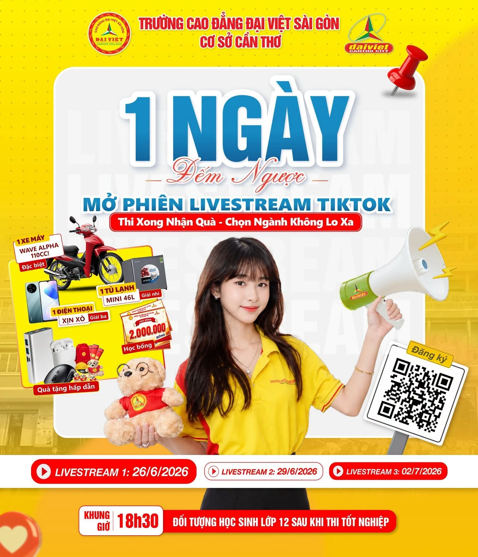 ĐẾM NGƯỢC 1 NGÀY - BÙNG NỔ SIÊU LIVESTREAM DÀNH CHO 2K8!
