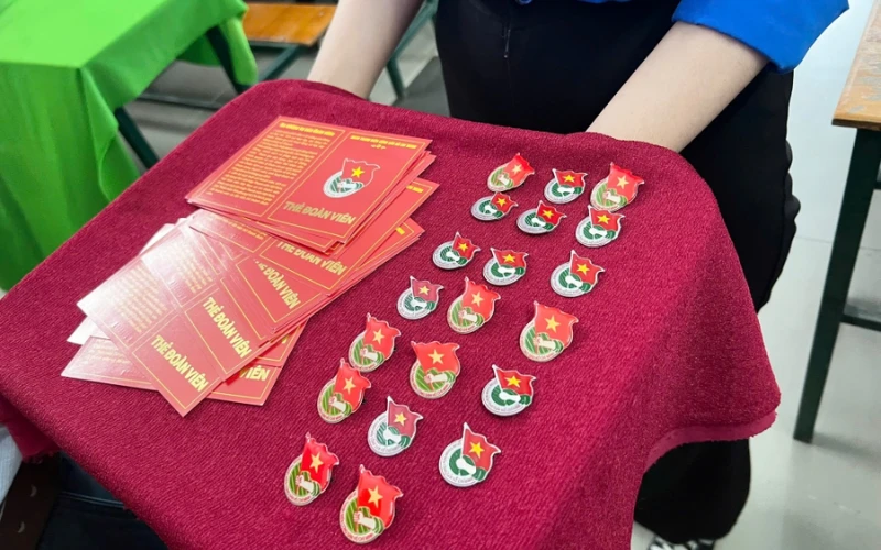 Lễ Kết Nạp Đoàn Viên 2025 – Trường Trung Cấp Đại Việt TP. Cần Thơ