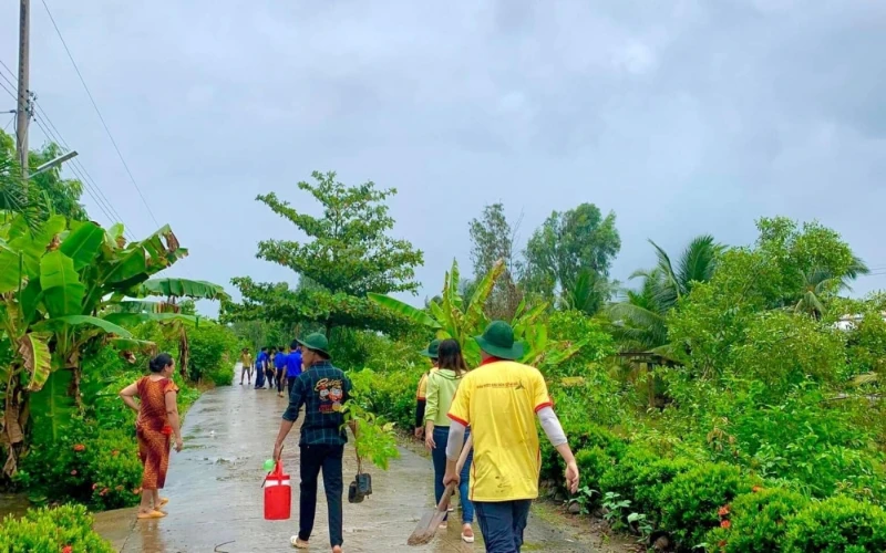 Trồng 2000 Cây Xanh Tại Minh Thuận – Hoạt Động Tình Nguyện Đại Việt