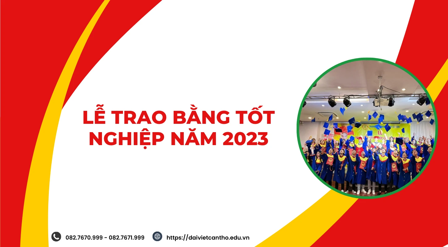 Lễ trao bằng tốt nghiệp năm 2023