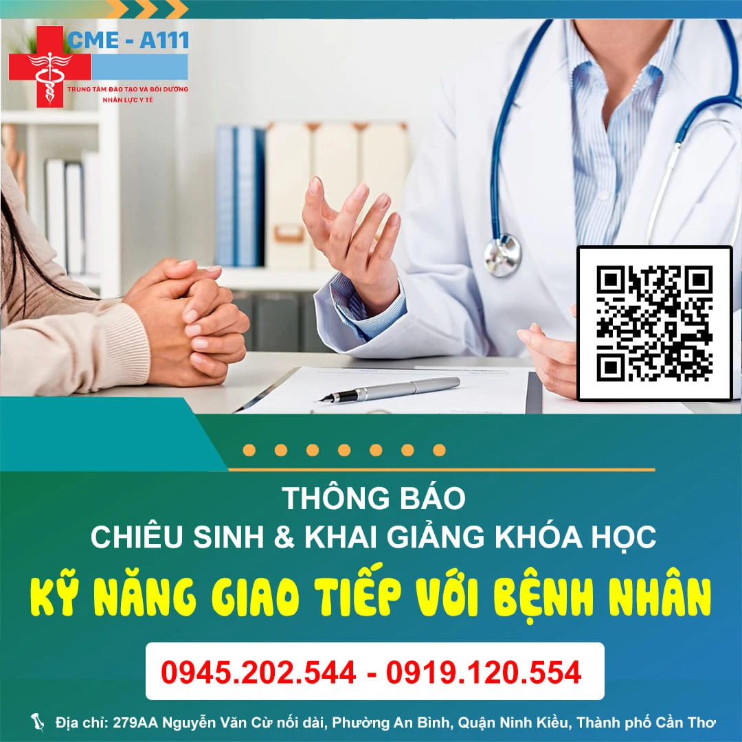 Chiêu Sinh & Khai Giảng Khóa CME “Kỹ Năng Giao Tiếp Với Bệnh Nhân”