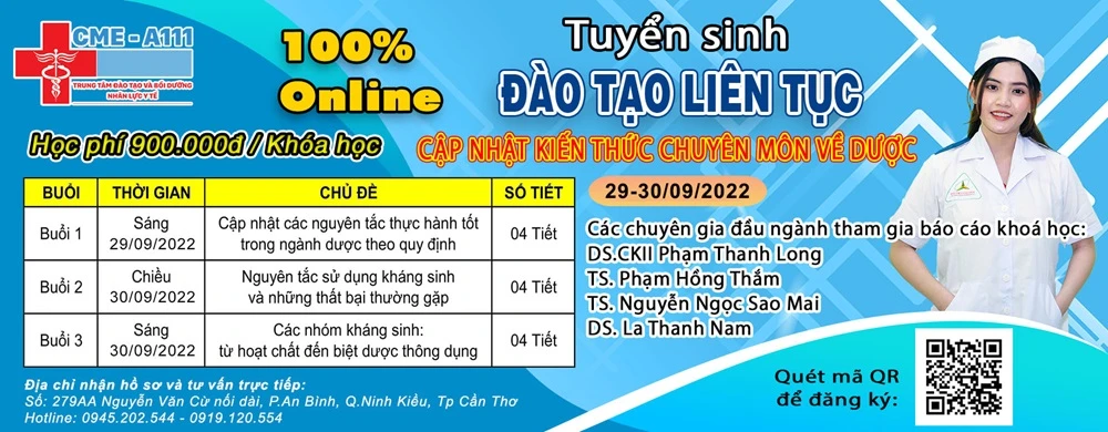 Chiêu Sinh Lớp Cập Nhật Kiến Thức Chuyên Môn Về Dược
