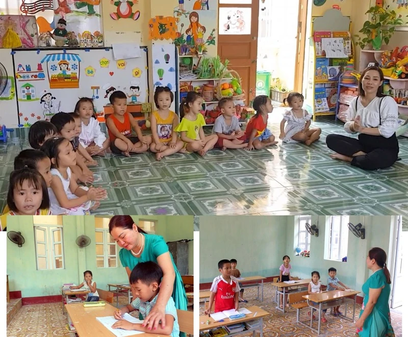 Giáo viên luôn nỗ lực khắc phục khó khăn, chăm lo, giảng dạy cho học sinh trên đảo Bạch Long Vỹ.