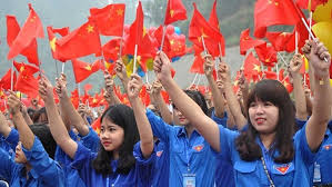Hình ảnh Đoàn Thanh niên Cộng sản Hồ Chí Minh trên tem Bưu chính